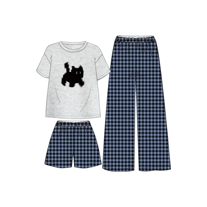 Maultiay Pajama Set Women's Gray-1
