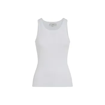 VINCE Scoop neck Ribbed Tank Top