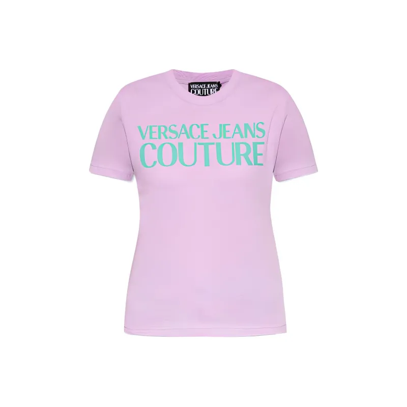 VERSACE JEANS COUTURE SS22 T Shirt Women's Purple-0