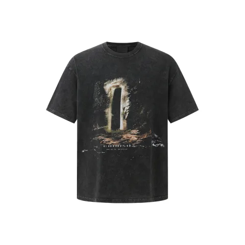 CHINISM T Shirt Unisex Washed Black