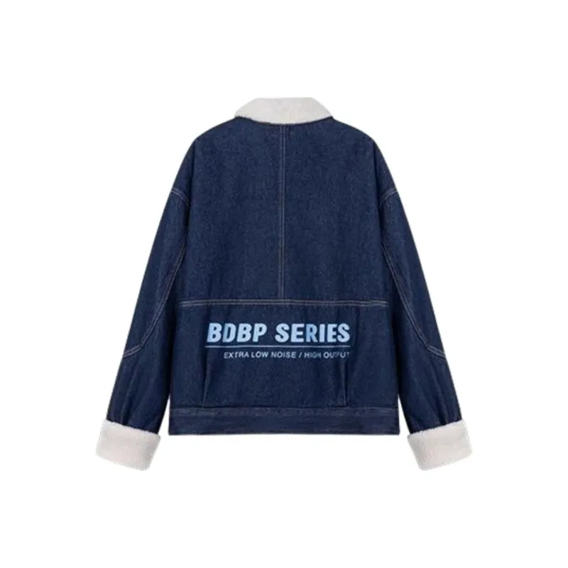 B.Duck Denim Jacket Women's Dark Denim Blue-1