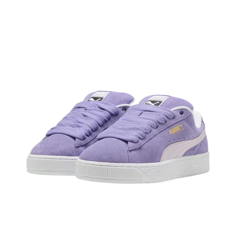 PUMA Suede XL Slip Resistant Cushioning Abrasion Resistant Low Top Skateboard Shoes Women's Lilac Purple-2