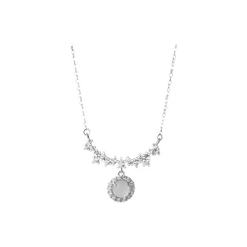 Strange Snow Natural Chalcedony Jade Necklaces Women's