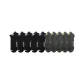 10 Pack (5 Black+5 Dark Gray)