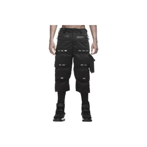 NORVINCY Winter Zip Pocket Skiing Loose Fit Casual Pants Trendy Unisex
