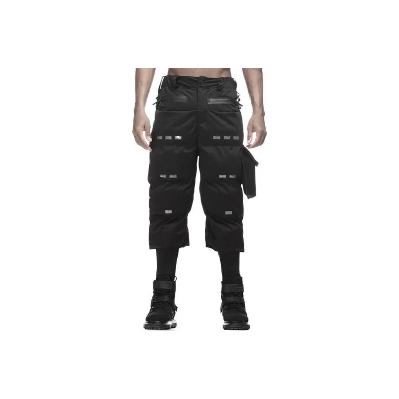 NORVINCY Winter Zip Pocket Skiing Loose Fit Casual Pants Trendy Unisex-0