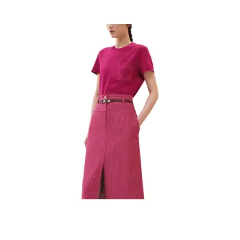 HERMES T Shirts Women's Nine Flower Kudzu Pink