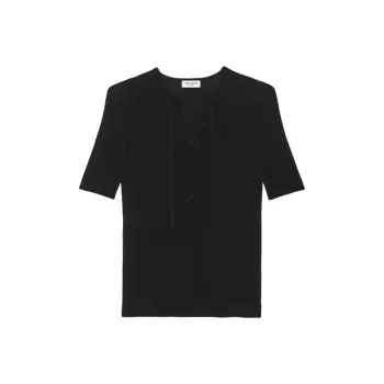 SAINT LAURENT T-Shirts Women's Black