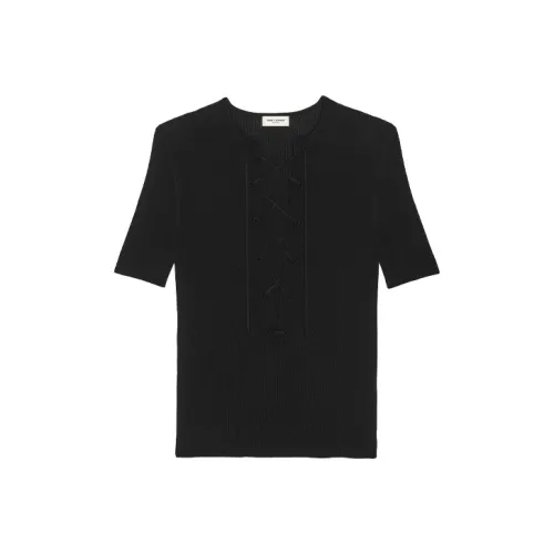 SAINT LAURENT T-Shirts Women's Black