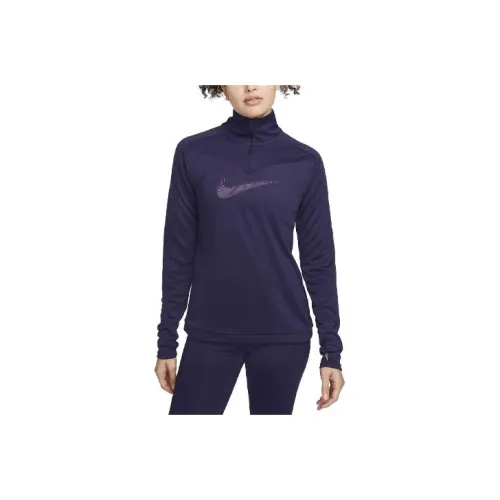 Nike T Shirts Women's Purple