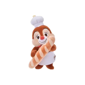 Disney Fabric Bag Charm Bag Accessory Unisex Brown & White