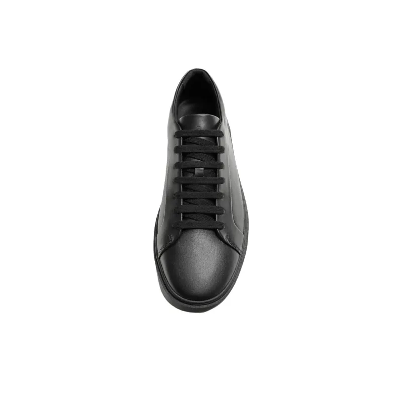 ZARA Low Top Skateboard Shoes Men's Black-3