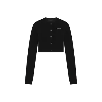 WE11DONE SS23 Crop Tops Women's Black
