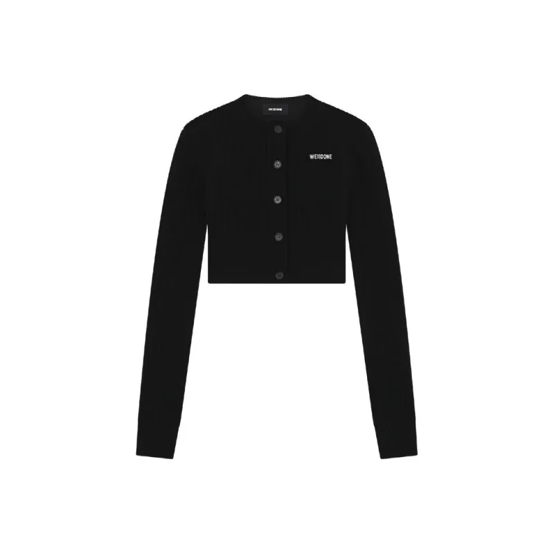 WE11DONE SS23 Crop Tops Women's Black-0
