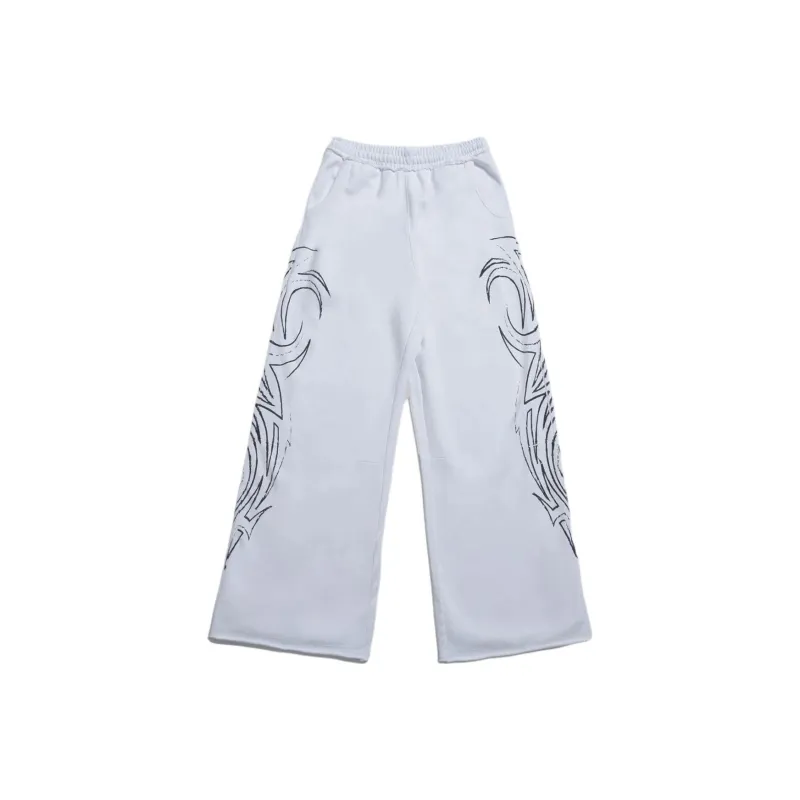 Jaded London Drift Series Blade Joggers Casual Pants Men's White-0