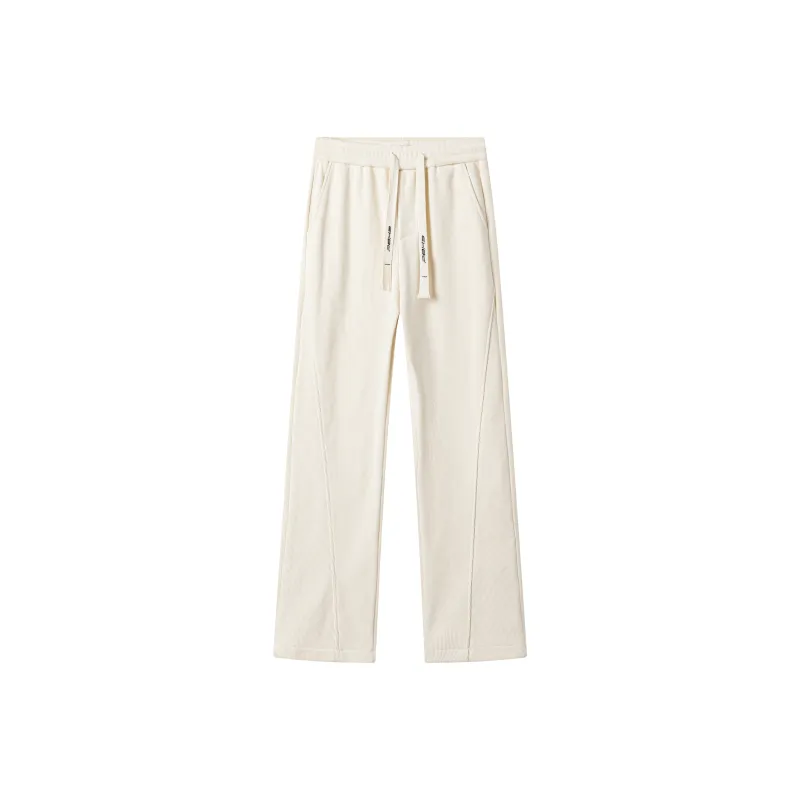 P8H9 European Cotton Velvet Casual Pants Unisex-6