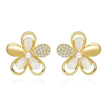 MCK Faux Pearl Clip On Earrings Women's