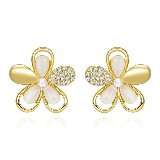 MCK Faux Pearl Clip On Earrings Women's-0