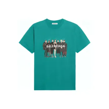 Balenciaga T Shirt Women's Green