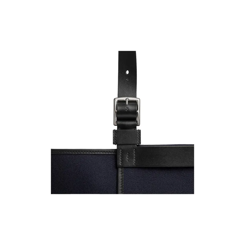 HERMES Etriviere Pocket Hunter Cow With Swift Calfskin Handbag, Shoulder Bag Men's Dark Blue & Black-3