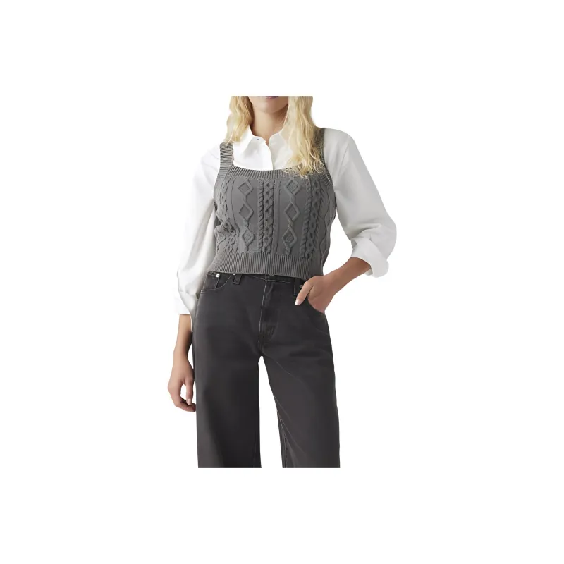 Levis Tank Tops Women's Gray-0