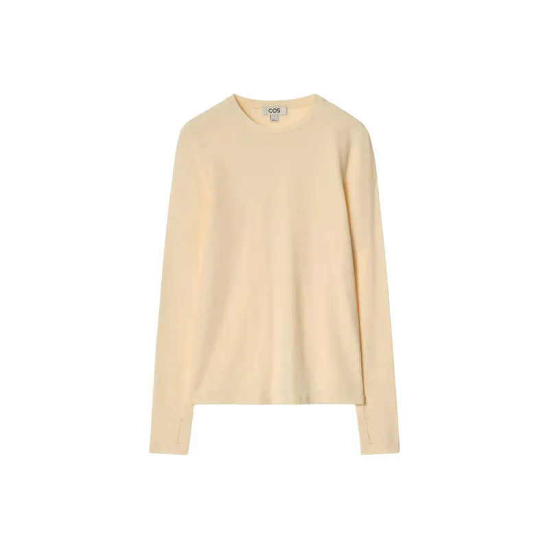 COS T Shirts Women's Yellow-0