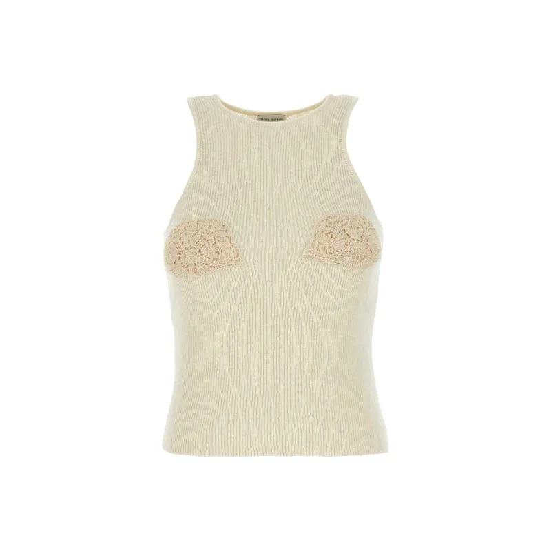 Magda Butrym Crochet knit Tank Top-0