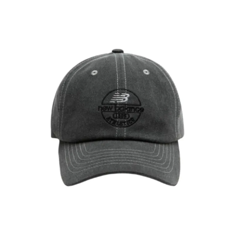 New Balance Cotton Baseball Caps Unisex Black-3