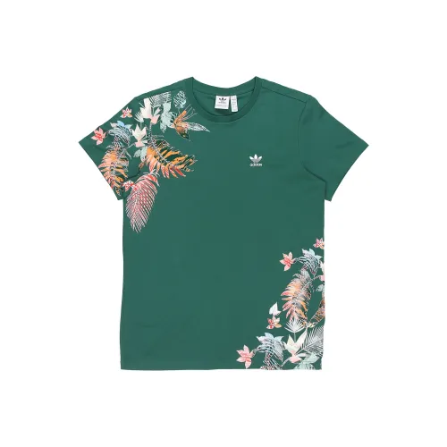 Adidas Originals T Shirt Women's Forest Green