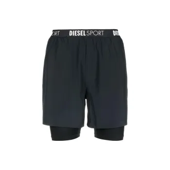 DIESEL Sport Sports Shorts Men Black