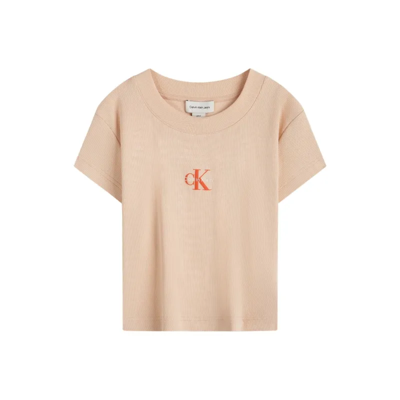 CALVIN KLEIN T Shirt Women's Light Orange-0