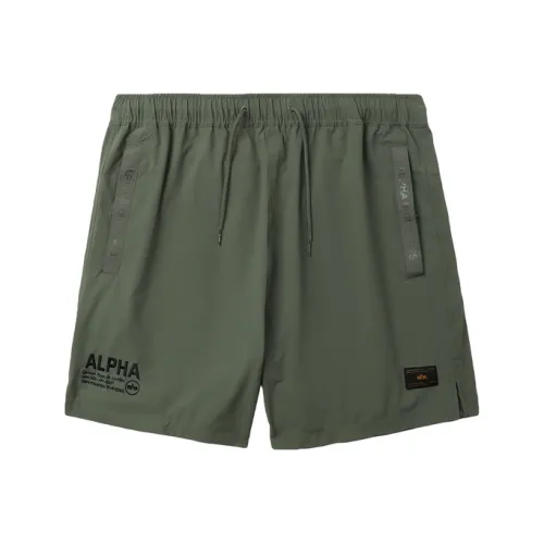 Alpha Industries SS24 Casual Shorts Unisex Army Green