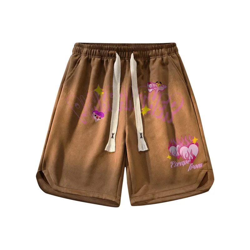 PINK PANTHER Casual Shorts Unisex-7