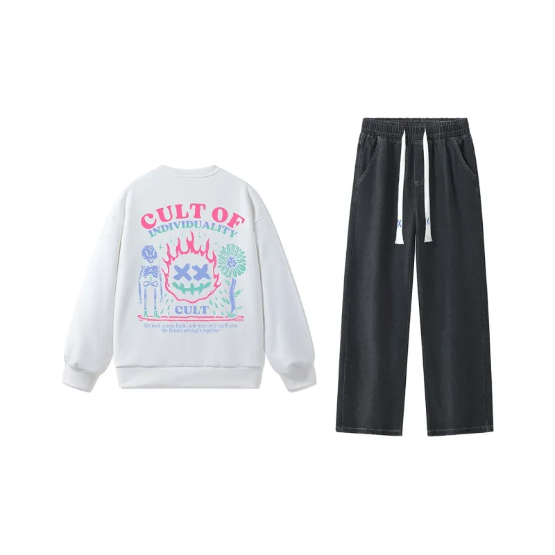 CULT OF INDIVIDUALITY Sweatshirt Sets Unisex-42