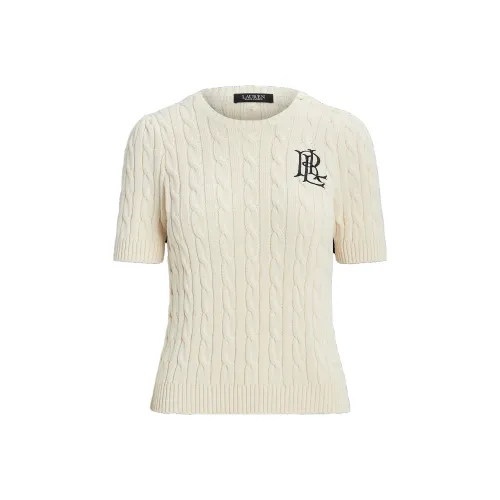 Polo Ralph Lauren Crop Tops Women's Ecru