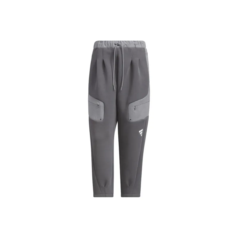 Adidas FW24 FUSTL P KN PT3 Casual Pants Men's Dark Gray/Gray-0