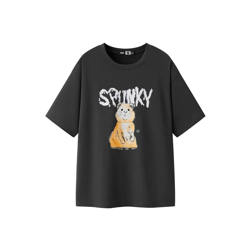 SEM/R Drop Shoulder Sleeve T Shirt Women's-5