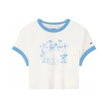 Tommy Hilfiger Regular T Shirt Women's Blue White
