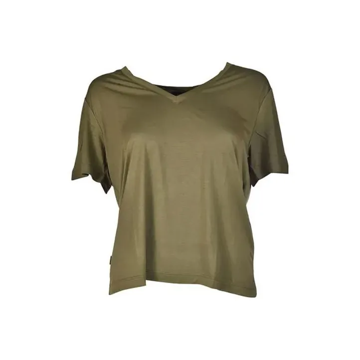 Polo Ralph Lauren Drop Shoulder Sleeve T Shirt Women's Green-0