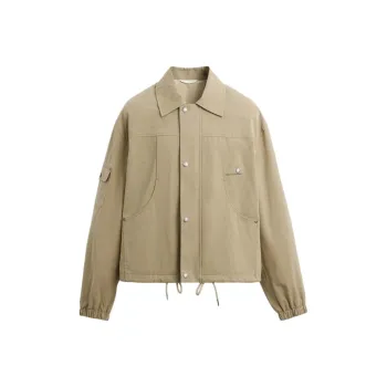 ZARA Jackets & Coats Men's Beige
