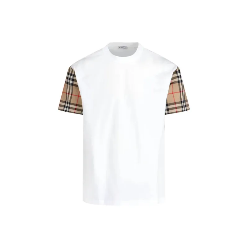 Burberry Vintage Checked Crewneck T Shirt-0