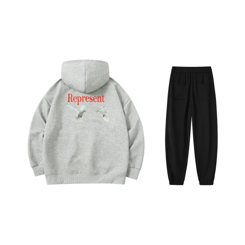 ALORGEEK Sweatshirt Sets Unisex-0