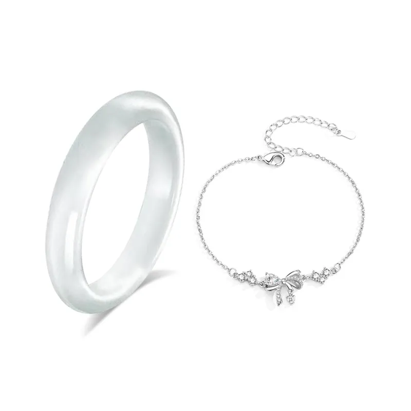 D.K.X Glass Cat Eye Bangles Women's-0