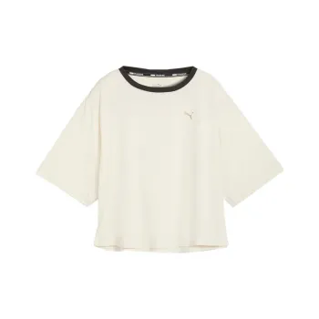 PUMA CONCEPT Women's Training Crop Top T-Shirt Women's Ecru