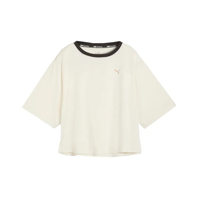 PUMA CONCEPT Women's Training Crop Top T-Shirt Women's Ecru-0