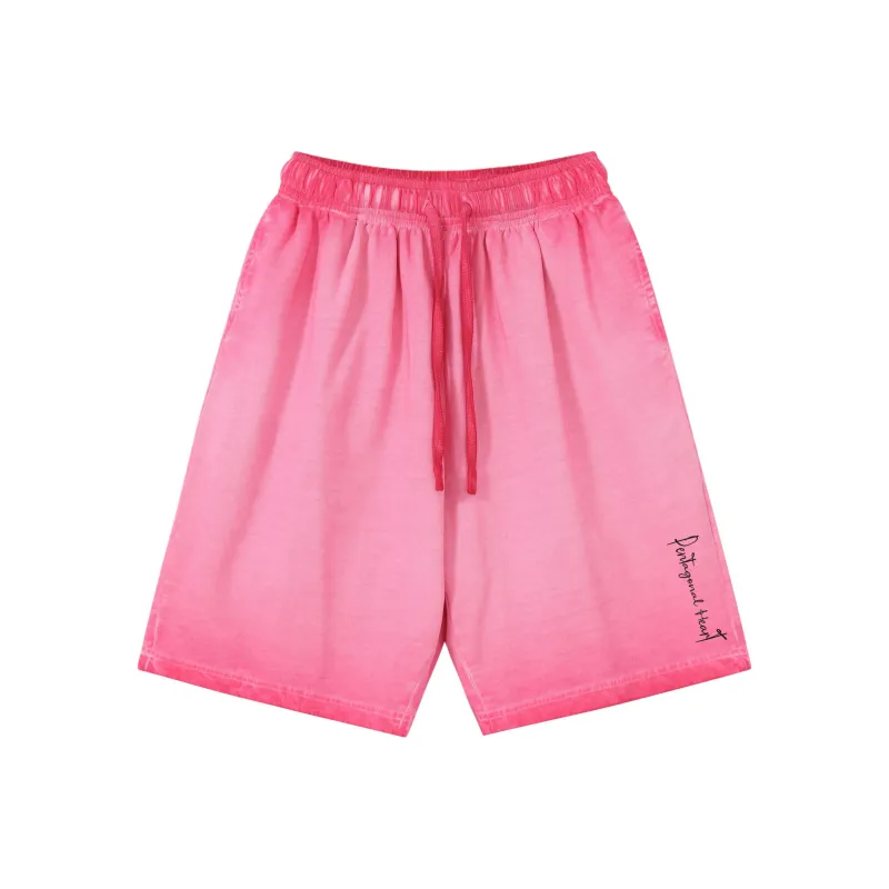 PENTAGONAL HEART Knitted Fabric Casual Shorts Unisex-0