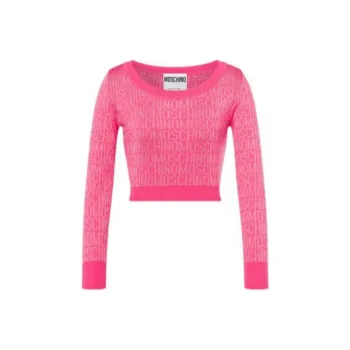 MOSCHINO Allover Logo Knitted Jumper
