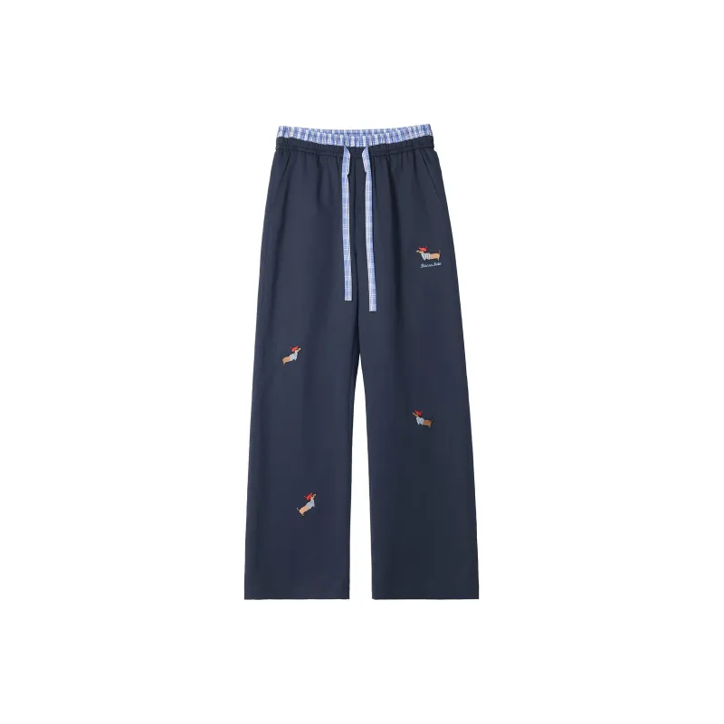 Magmode Casual Pants Unisex Navy Blue-6