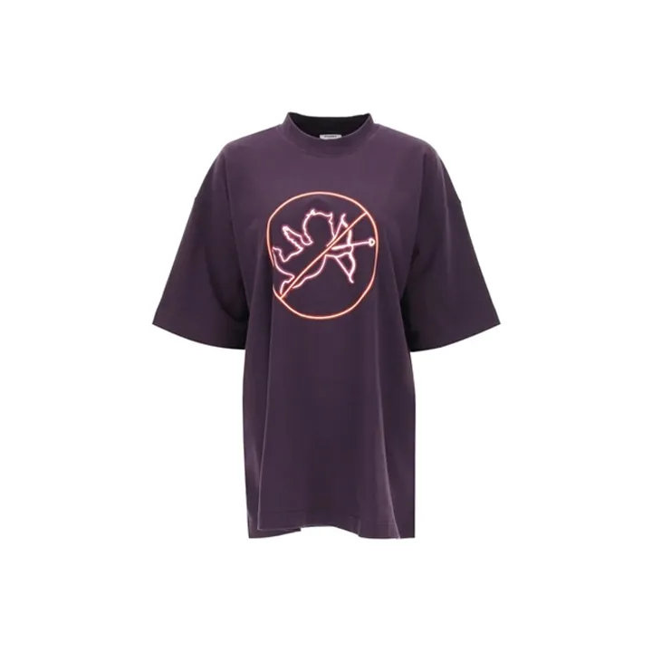 Vetements T-Shirts Women's Purple-0