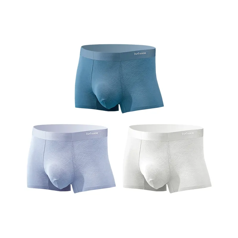 MIIOW Underpants Men's 3 Pack Mixed Color-0
